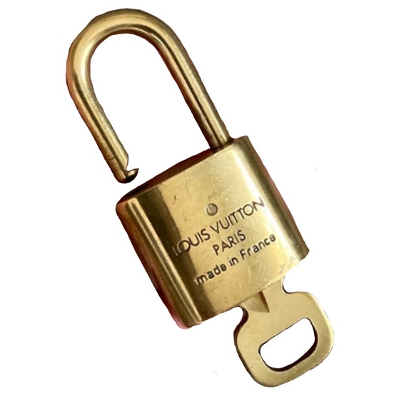 #323 Louis Vuitton Gold Lock & Key - Picture 3 of 3